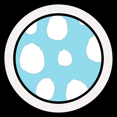 Light Blue Dínós Bambusz Masni