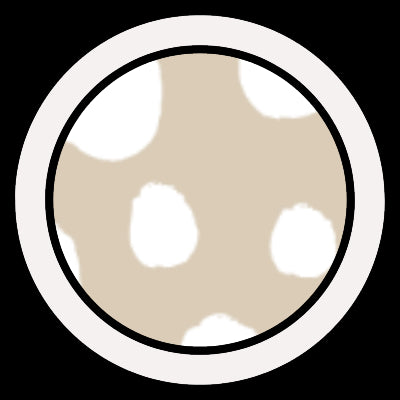 Dark Beige Dínós Bambusz Patentos Hosszú Ujjú Body