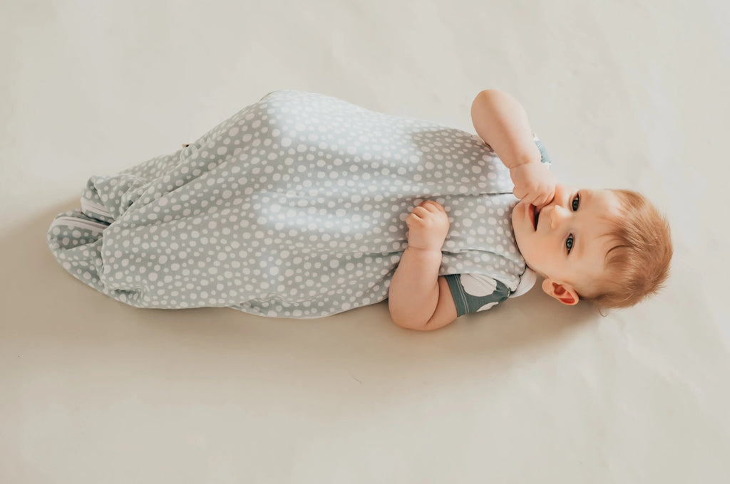 Toddler baby in sleeping bag