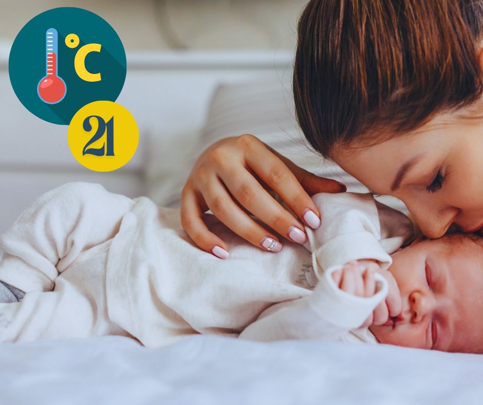 Hogyan öltöztessük a gyermeket alváshoz 21 fokos szobában?
