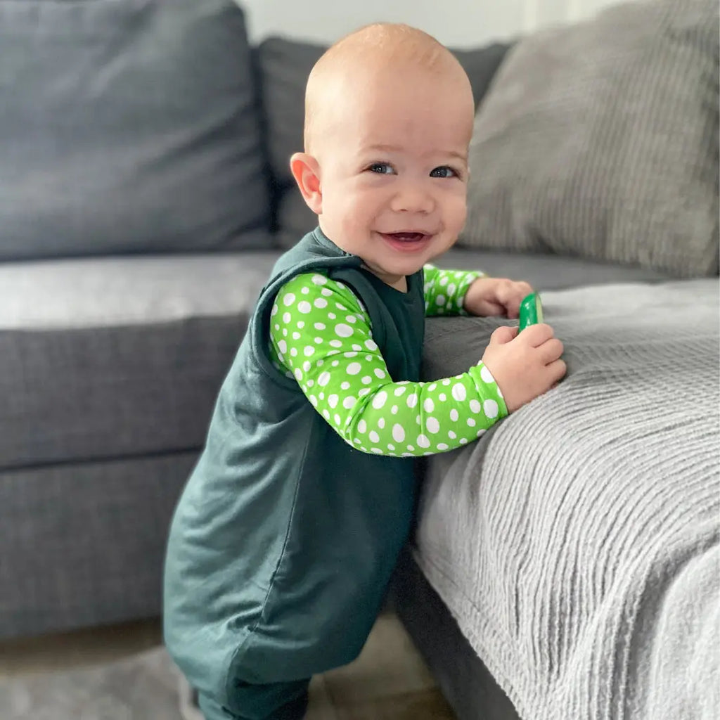 Tipegő Hálózsák - Dark Green Bambusz Tipegő Hálózsák 2.5 TOG