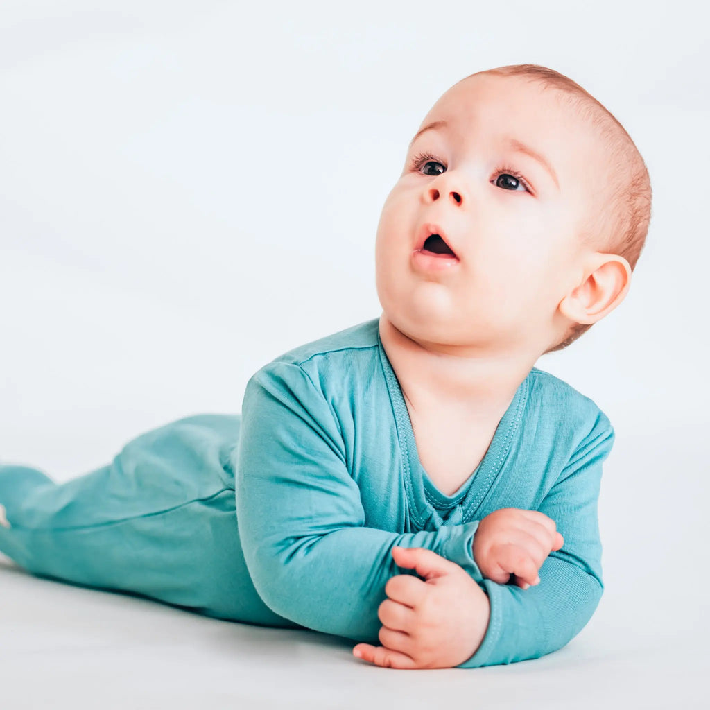 Kezeslábas - Mint Green Bambusz Cipzáros Kezeslábas és Rugdalózó