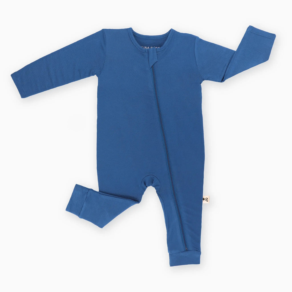 Kezeslábas - Ocean Blue Bambusz Cipzáros Kezeslábas és Rugdalózó