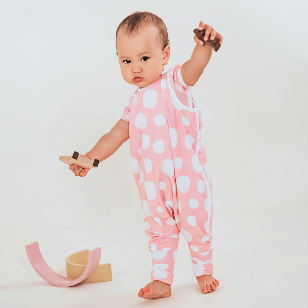 Tipegő Hálózsák - Strawberry Dínós Bambusz Tipegő Hálózsák 1.5 TOG