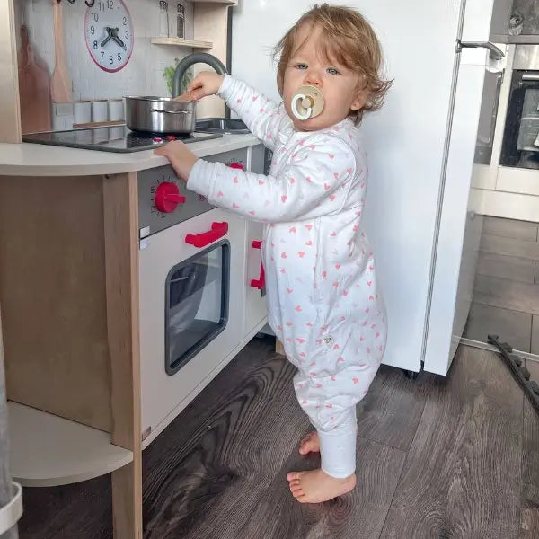 Tipegő Hálózsák - Hearts Hosszú Ujjú Bélelt Tipegő Hálózsák 1.0 TOG