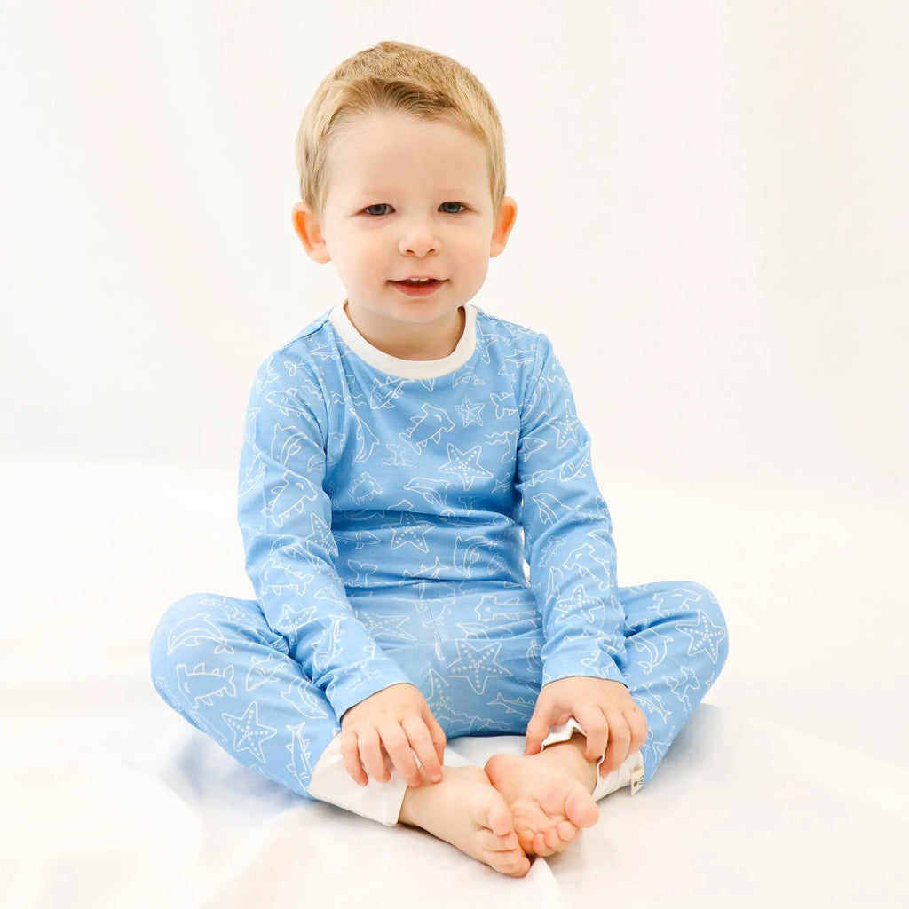 Cápás Bambusz Gyerek Pizsama Pizsama liaabebe 